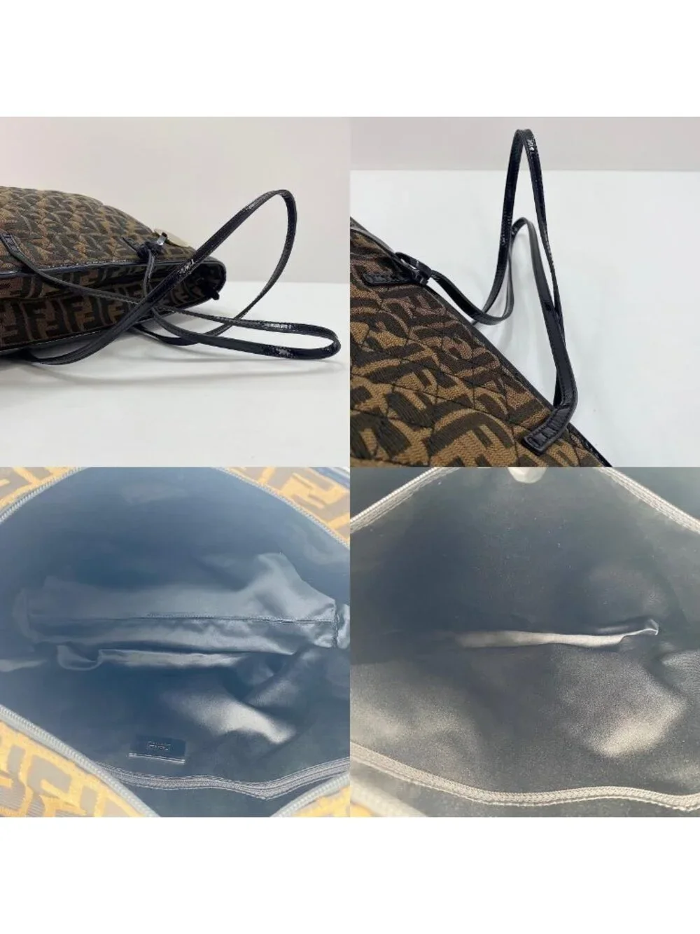 Fendi Tote Bag Zucca Brown
